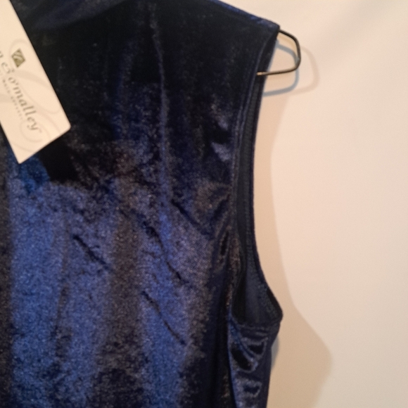 Gilligan & O'Malley, Velvet look, Sleeveless Top, sz M - Picture 4 of 8